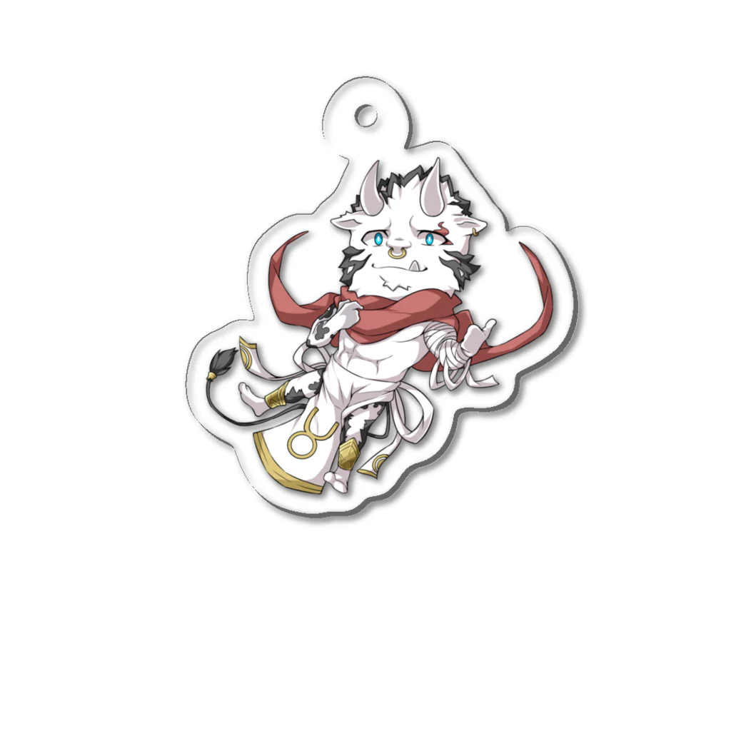 黒助/kurosukeの牡牛座 ゼウロス Acrylic Key Chain