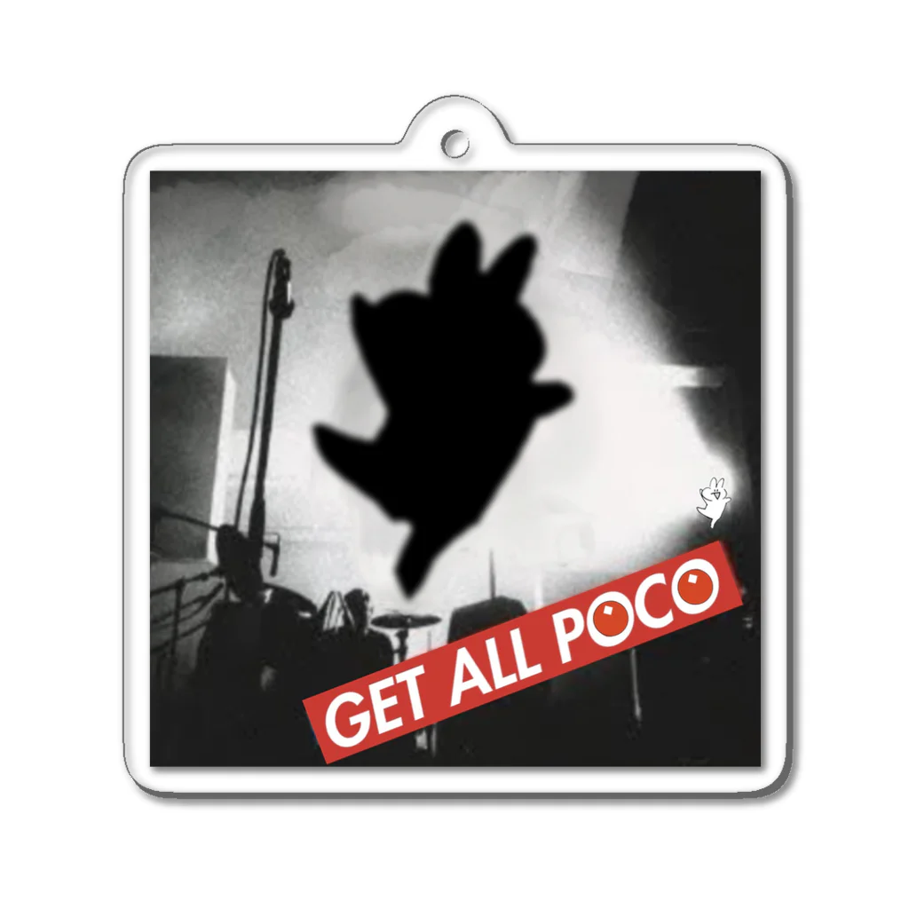 ポコどりラジオ物販コーナーのGET  ALL POCO Acrylic Key Chain