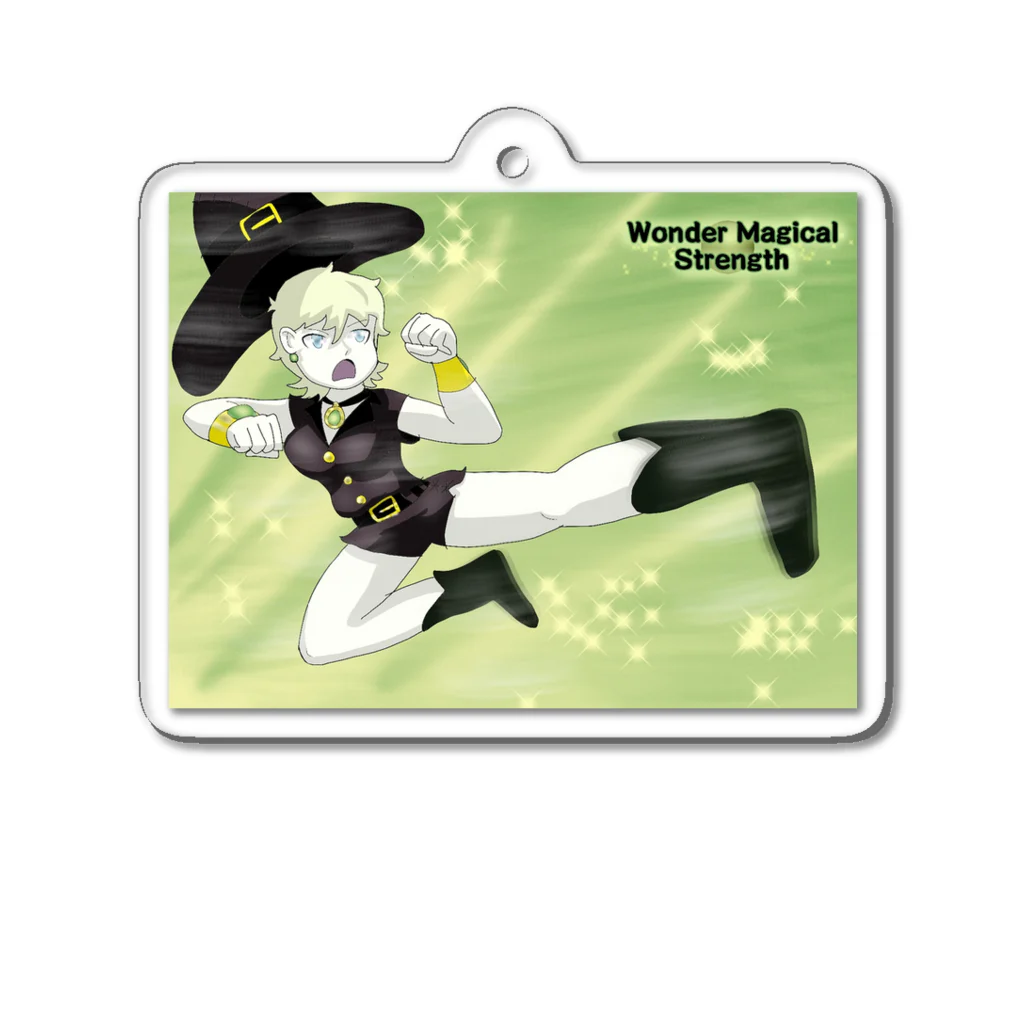 ♣️Tortilowicz♠️Z♚Z♛｡･:*:･ﾟ’☆⌘のWitch kick (Wonder Magical Strength) アクリルキーホルダー