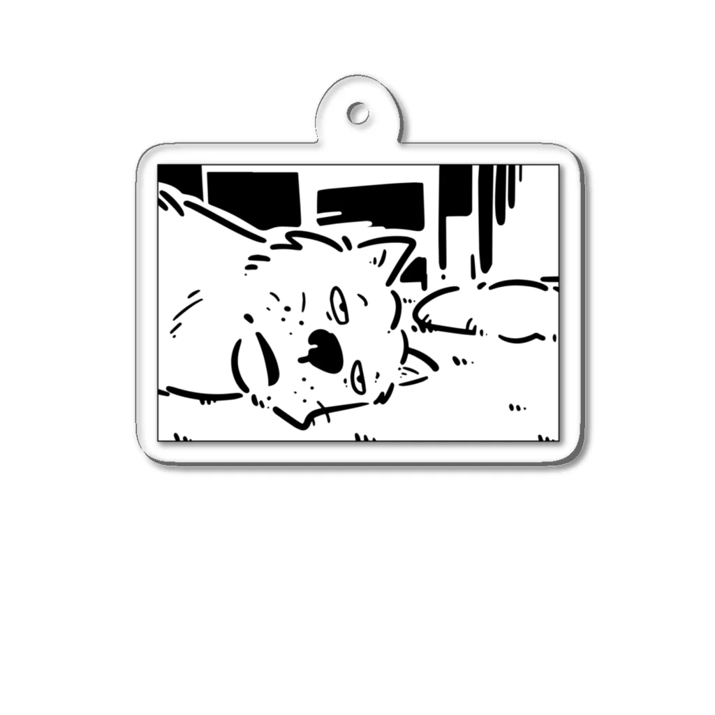 山形屋米店の無気力な犬 Acrylic Key Chain