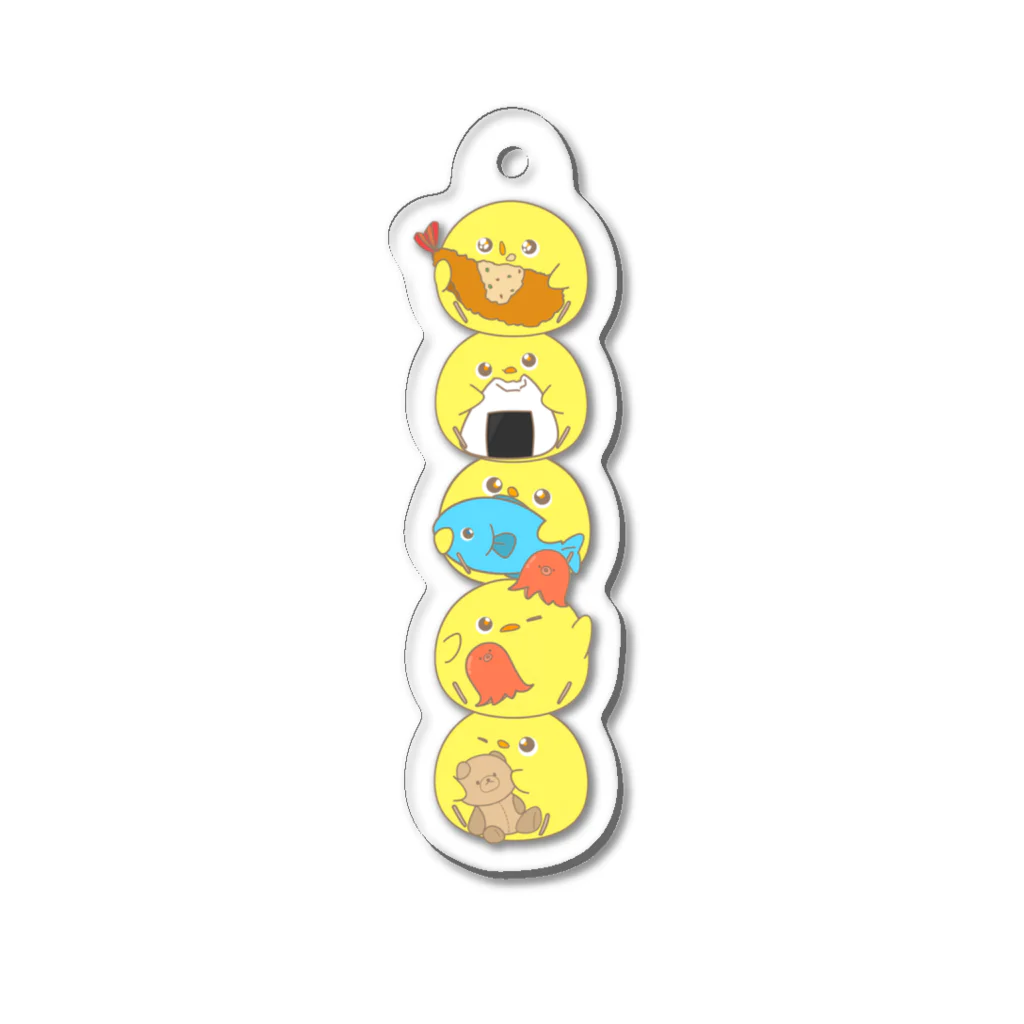 シャケのおみせやさん🐤🐟のひよこ５ Acrylic Key Chain