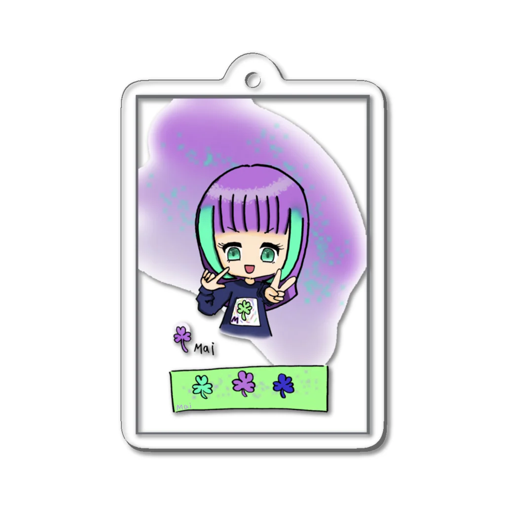 LaLaLa KIDS Creators' Shopの【YUNA】Mai Acrylic Key Chain