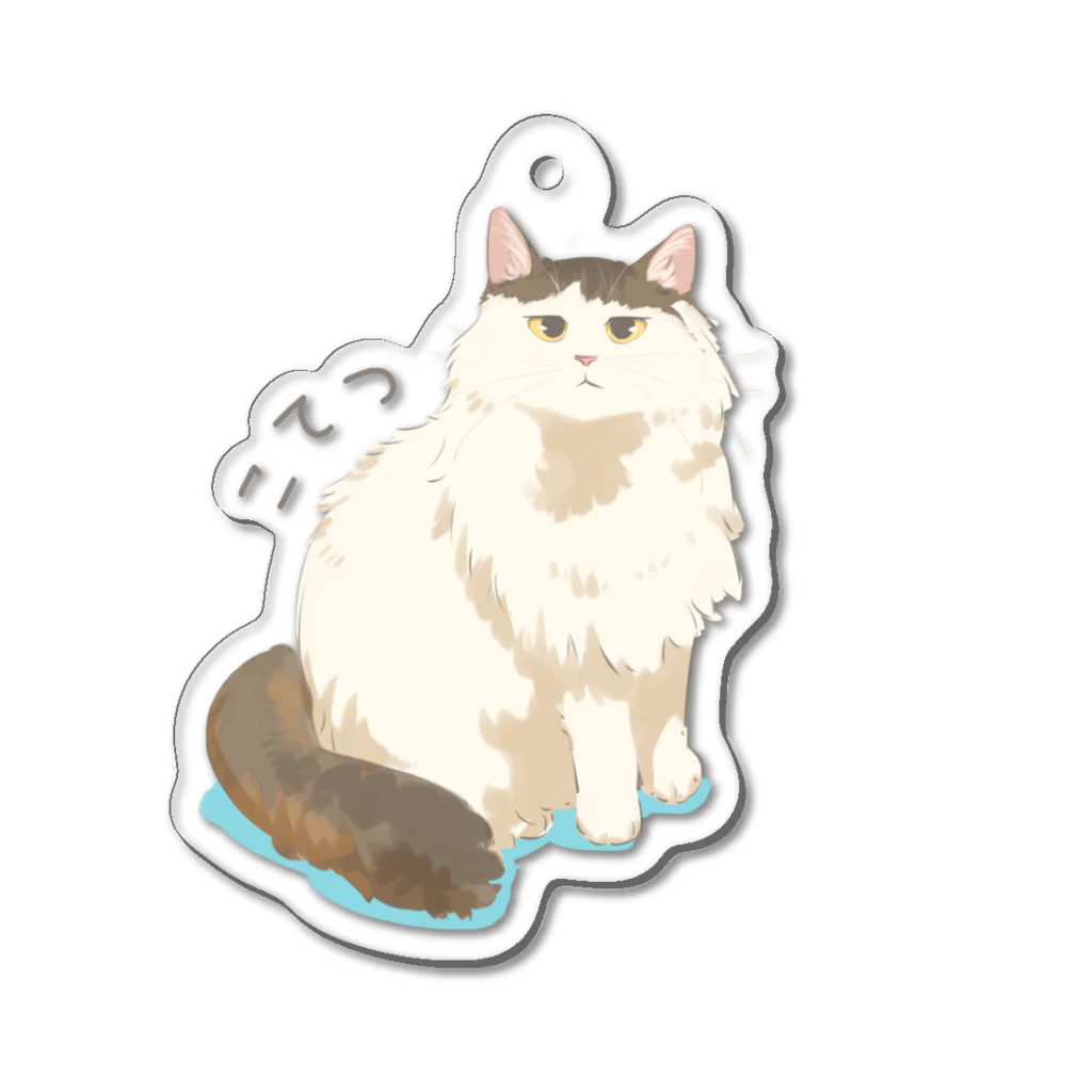 だいこくの猫絵生活ショップのこてつさん Acrylic Key Chain