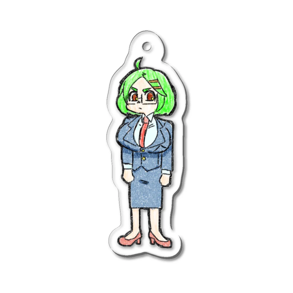 藤原(の)コウト/カガユガリの一般爆乳戦士yzyz Acrylic Key Chain