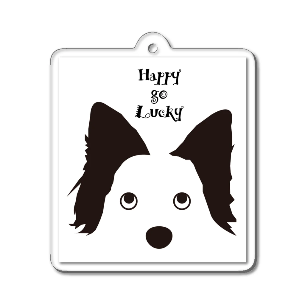 Bordercollie StreetのAB-HgL0807 Acrylic Key Chain