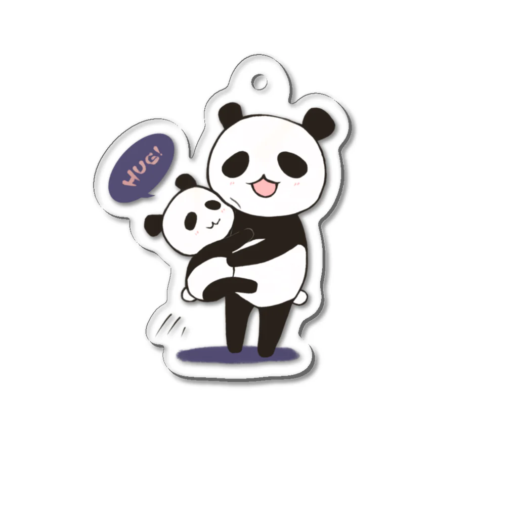 RIU  Marcheのハグパンダ🐼 Acrylic Key Chain