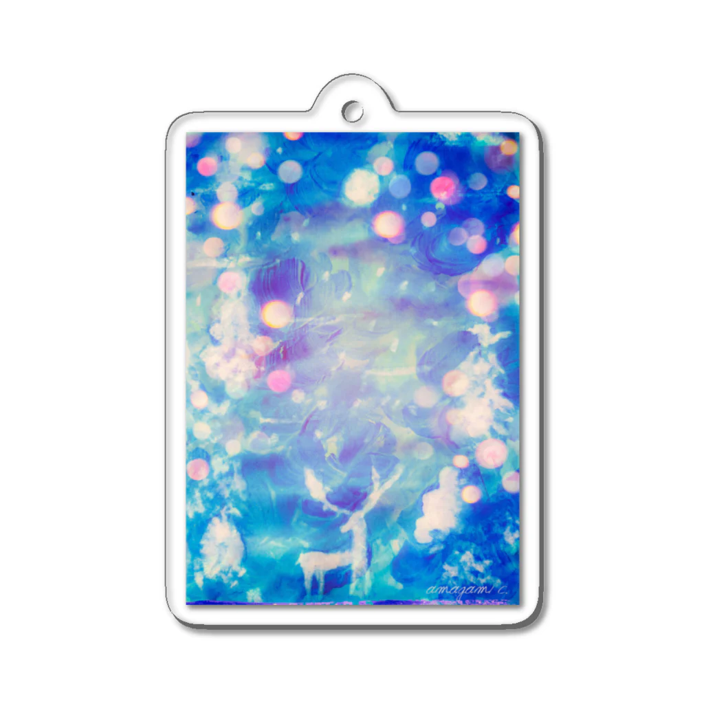 Laugh Rain LaboのThe Sacred Forest Acrylic Key Chain