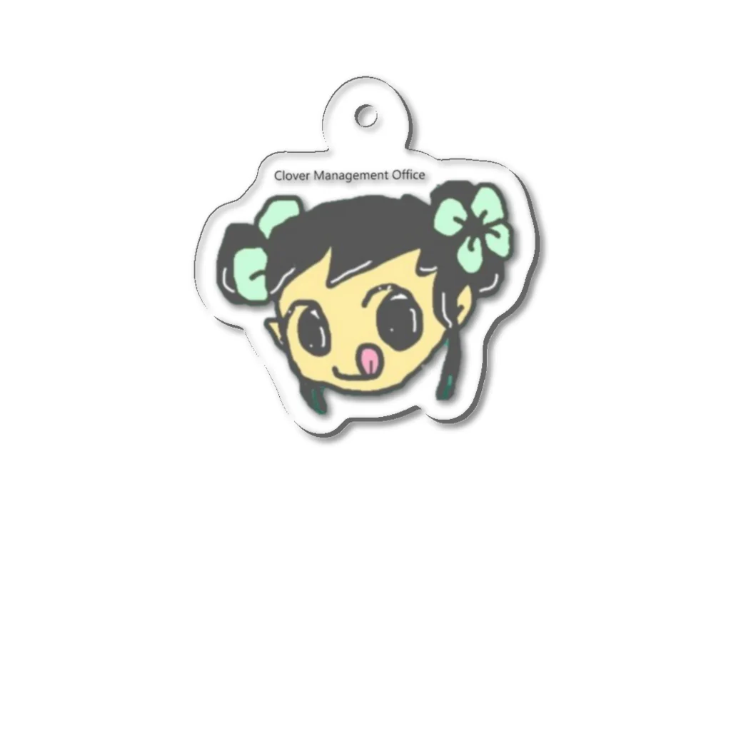 Yuzu20220302のcloverちゃん Acrylic Key Chain