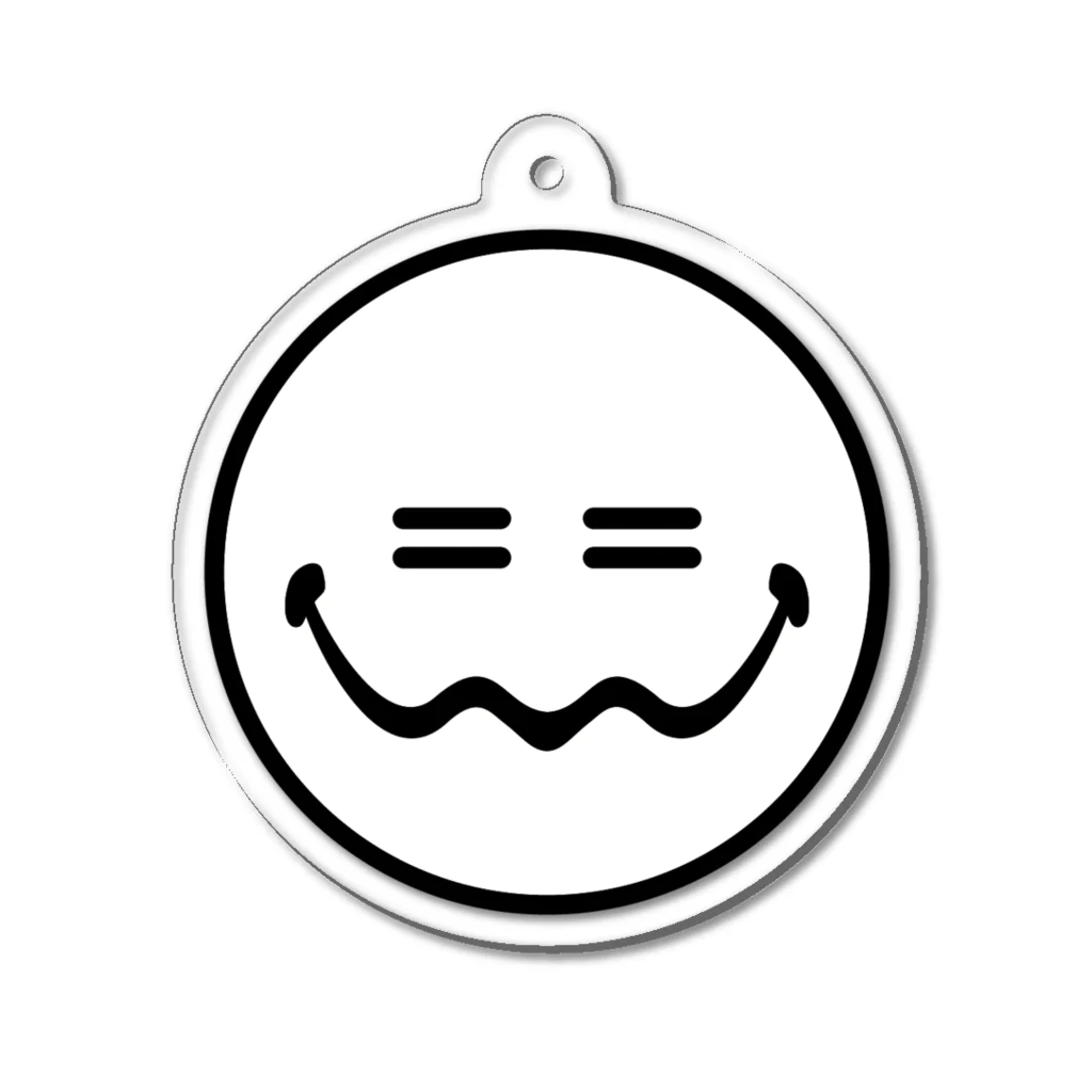 TWO SEEKERのII smiley key holder アクリルキーホルダー