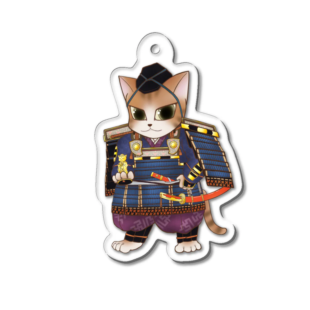 ねこや久鶻堂の鎌倉殿の13猫＋ : 北条宗時 Acrylic Key Chain