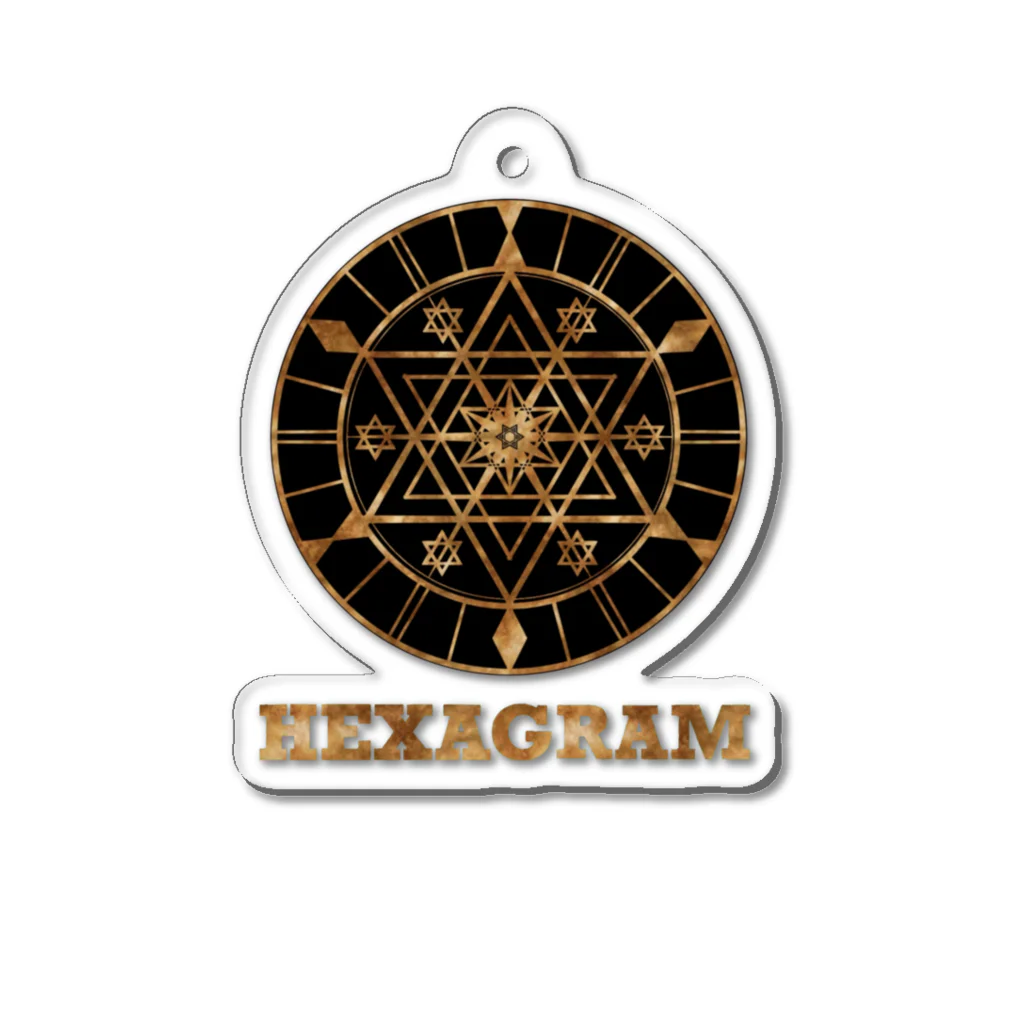 薈.collectionのHexagram アクリルキーホルダー