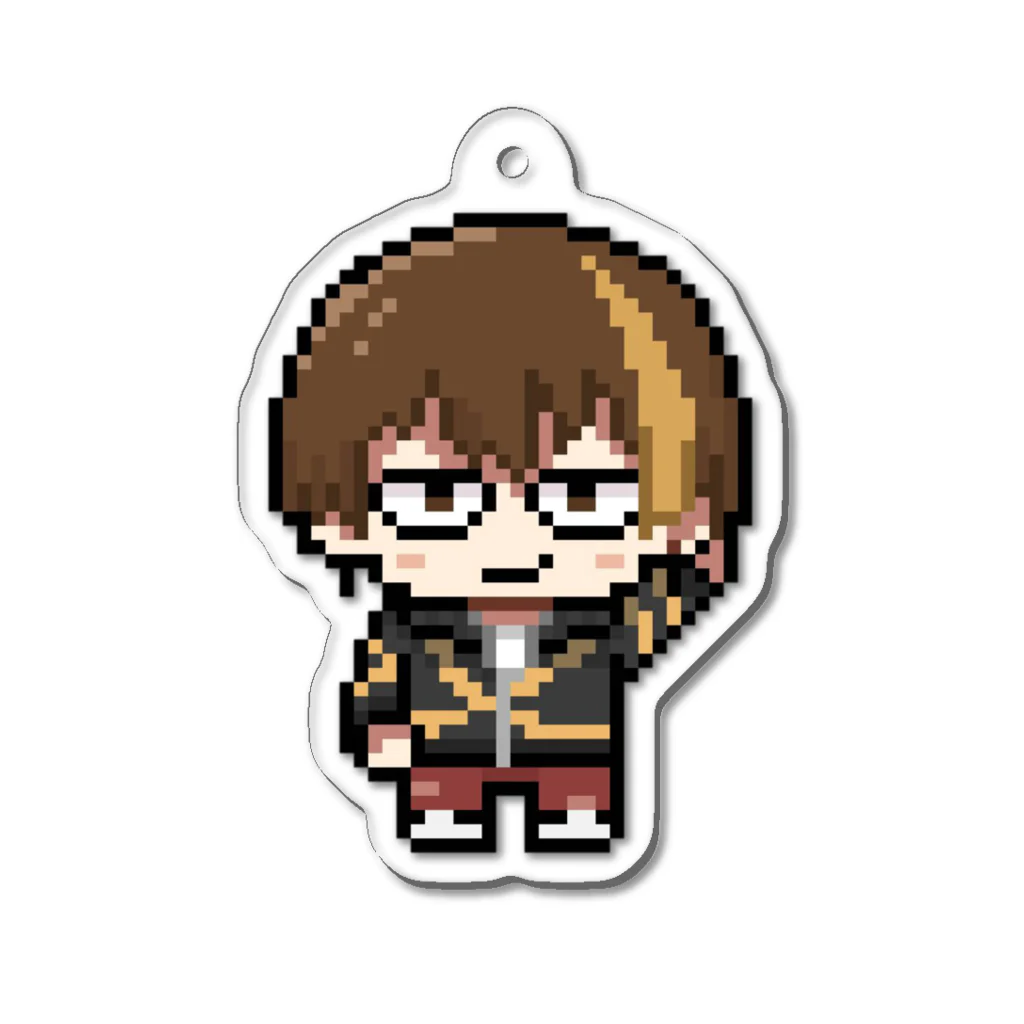 竹相カギのゴミフリマのドットカギさん Acrylic Key Chain