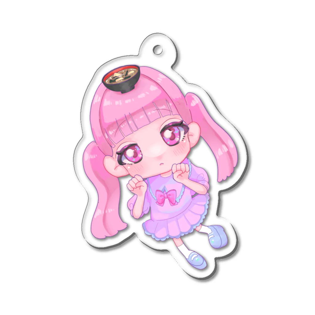 あみそしるのあみそしる アクリルキーホルダー Acrylic Key Chain