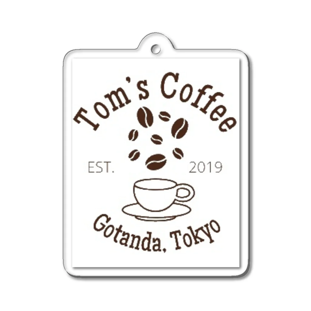 nomicrossingのTom’s Coffee アクリルキーホルダー