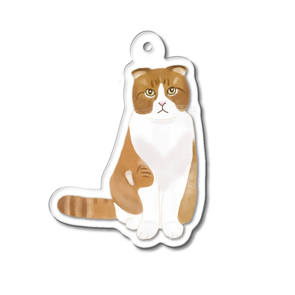 にゃんこまみれのしおんくん Acrylic Key Chain