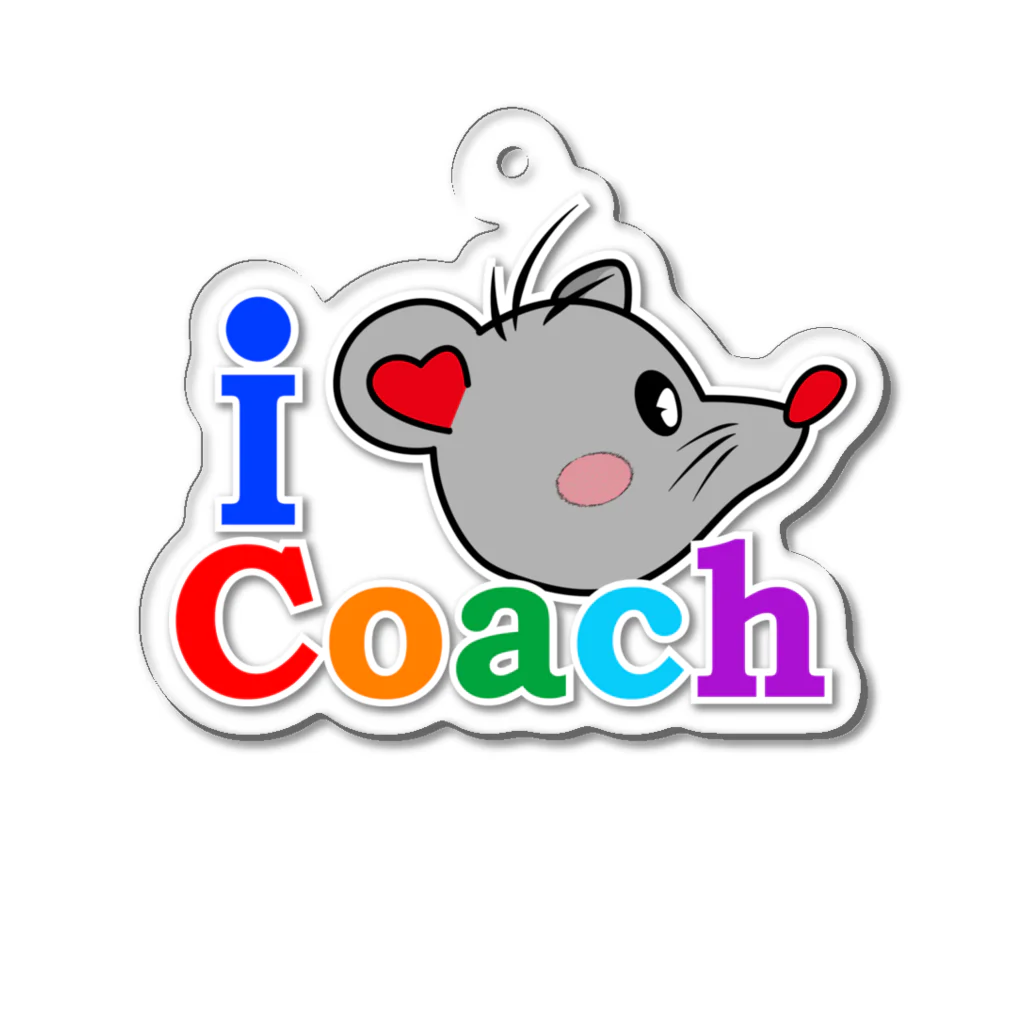 AVERY MOUSE - エイブリーマウスのI LOVE COACH - AVERY MOUSE (エイブリーマウス) Acrylic Key Chain