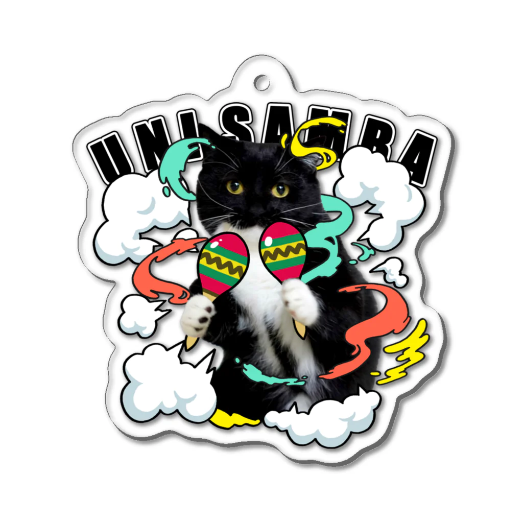 CATFIRSTのUNI SAMBA Acrylic Key Chain