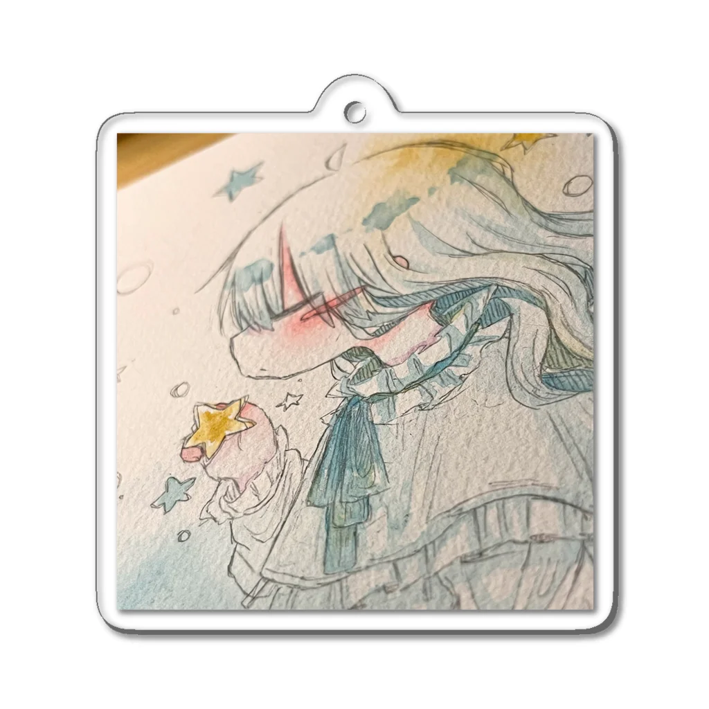 針山内臓のゆきと人魚 Acrylic Key Chain