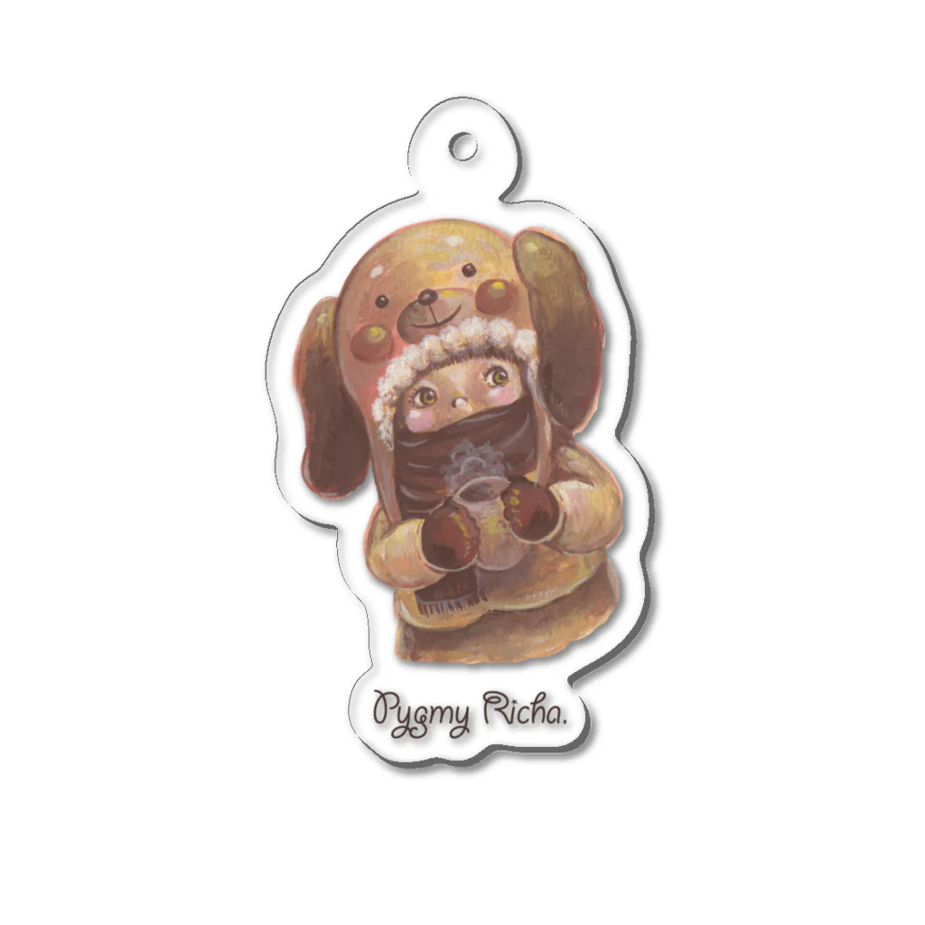 Pygmy Richa.のわんココア【Pygmy Richa.】 Acrylic Key Chain