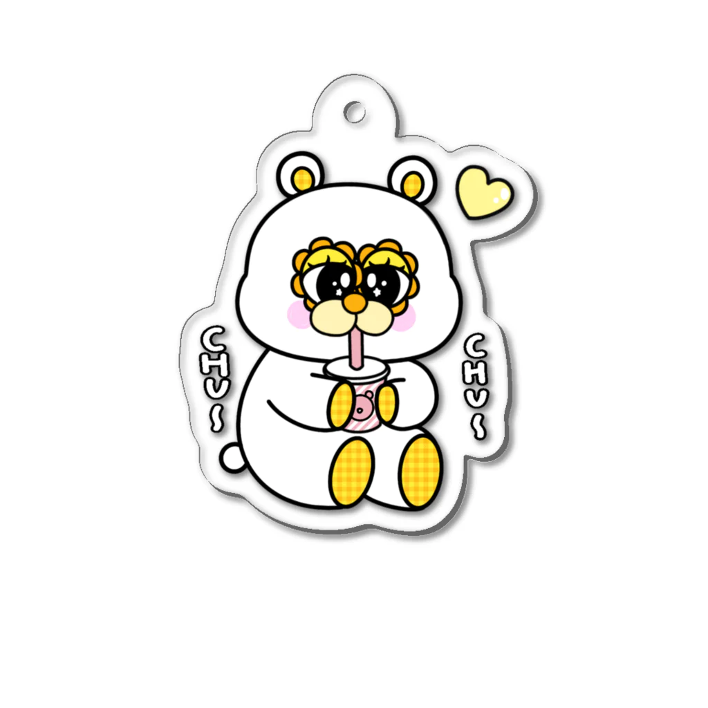 くまこの日常🧸のCHU〜CHU〜くまこ🧸 Acrylic Key Chain