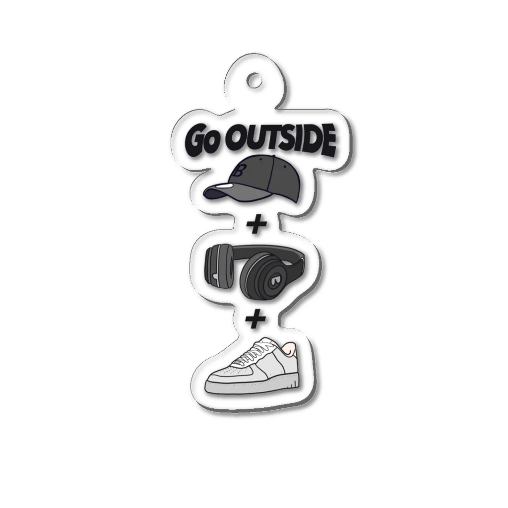 BONDcompanyのGoOutsidE Acrylic Key Chain