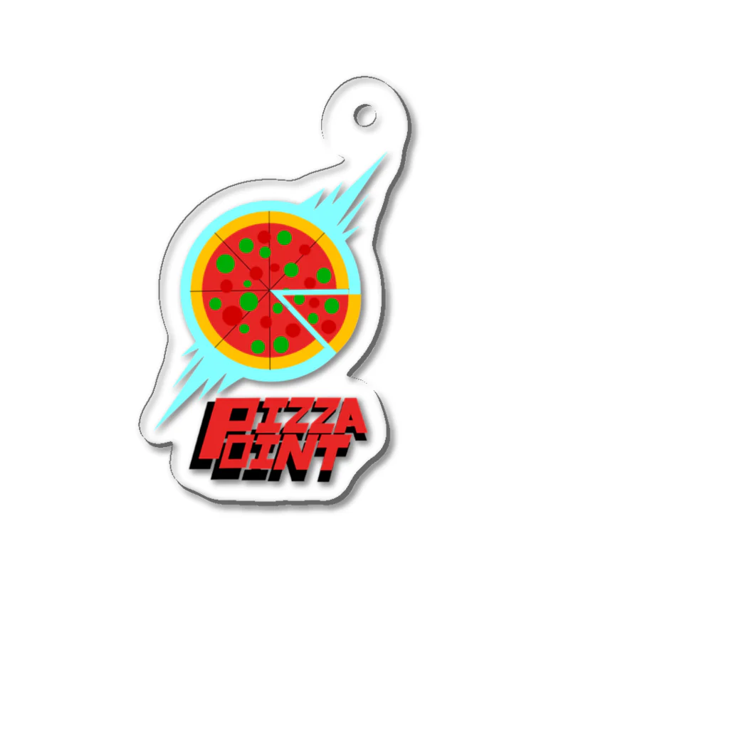 🕷Ame-shop🦇のPizza Point Acrylic Key Chain