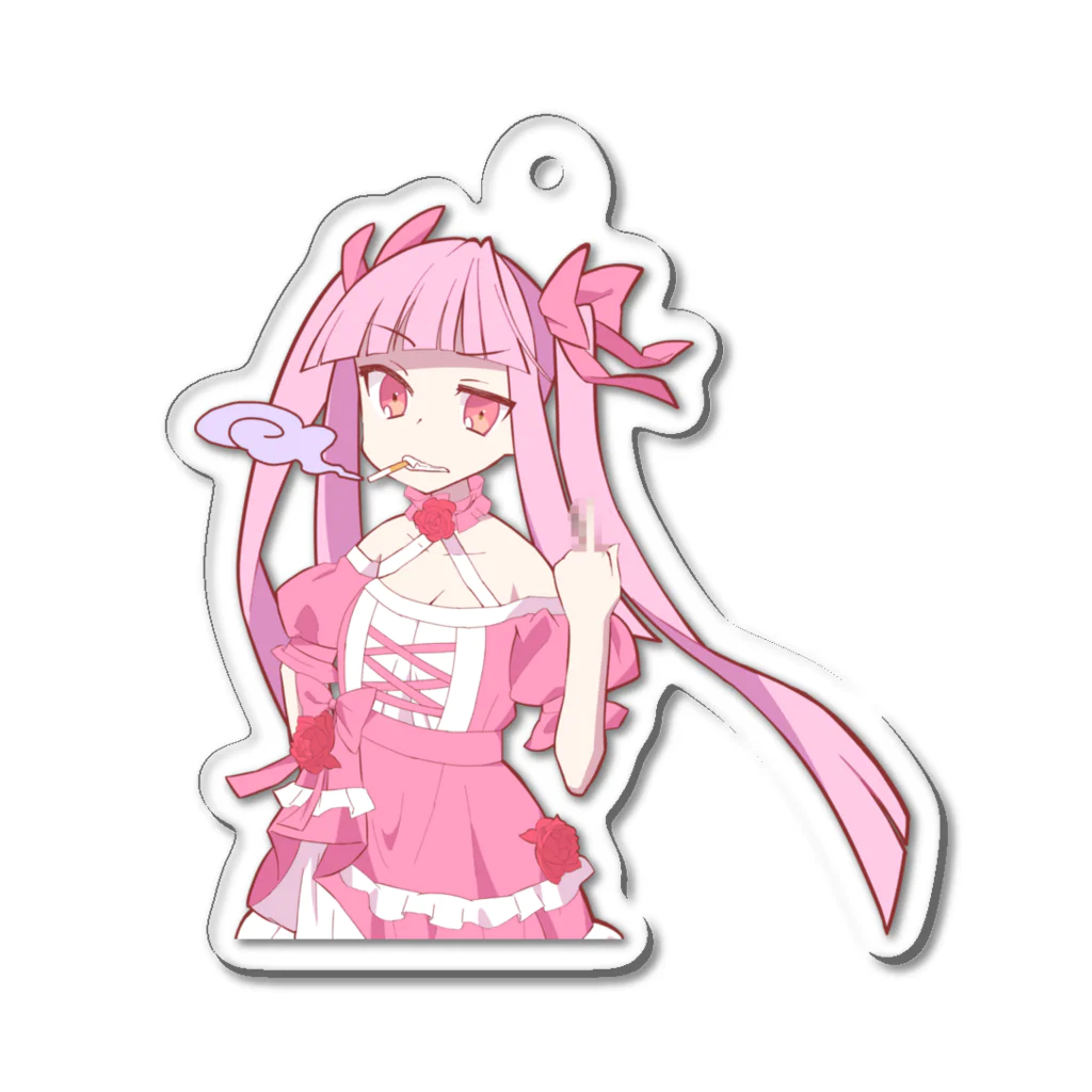 やきにくたべこ🍖の『魔法少女ちゃんは働かない』アクリルキーホルダー Acrylic Key Chain