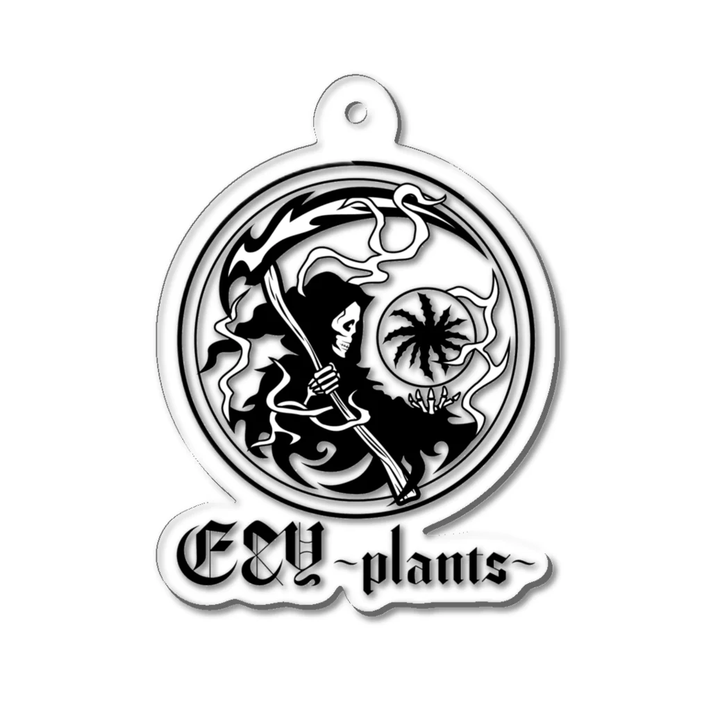 🏠meerkatのいる暮らし🏠のE&Y～plants～ ステッカーオリジナル2 アクリルキーホルダー