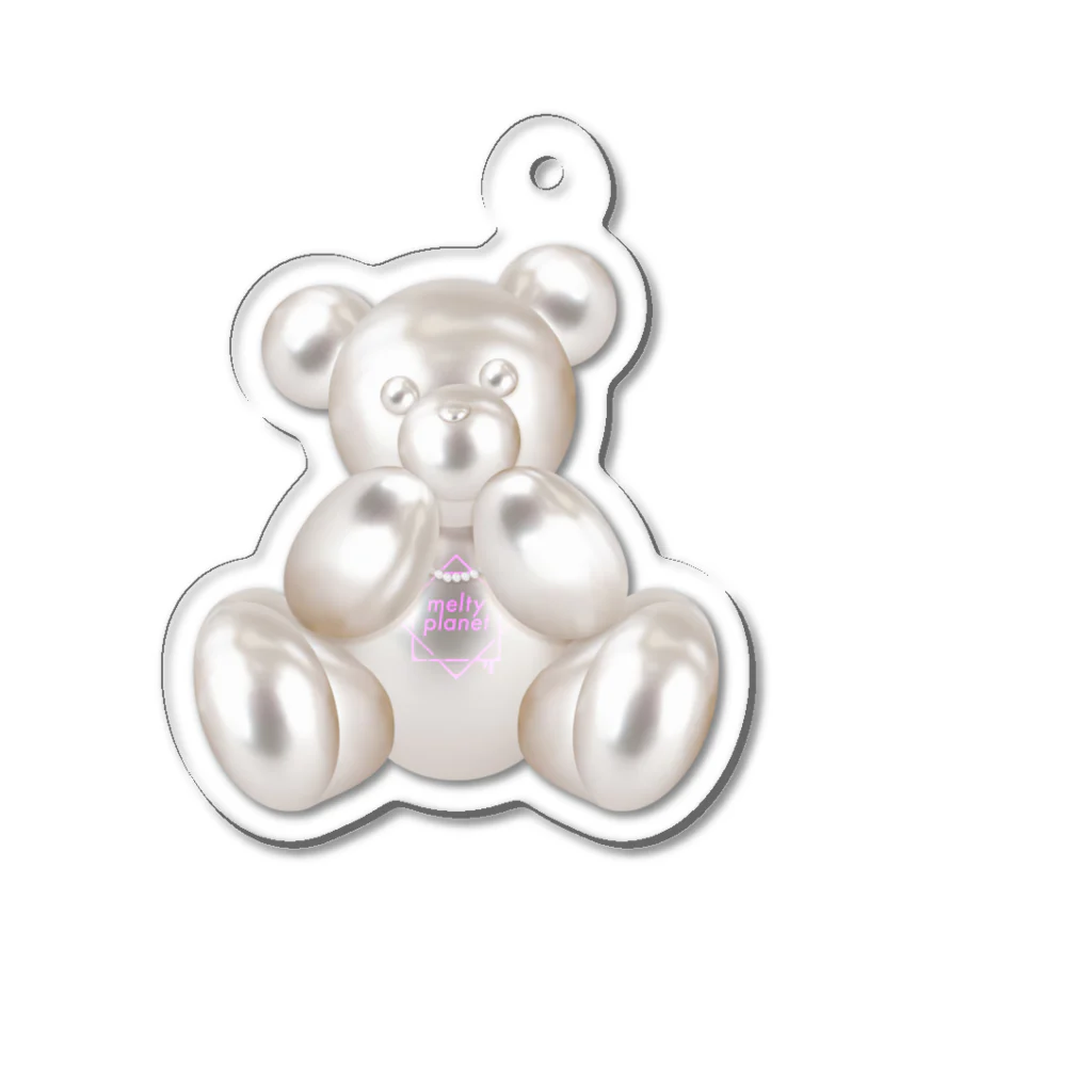 潤のPearl Teddy アクリルキーホルダー