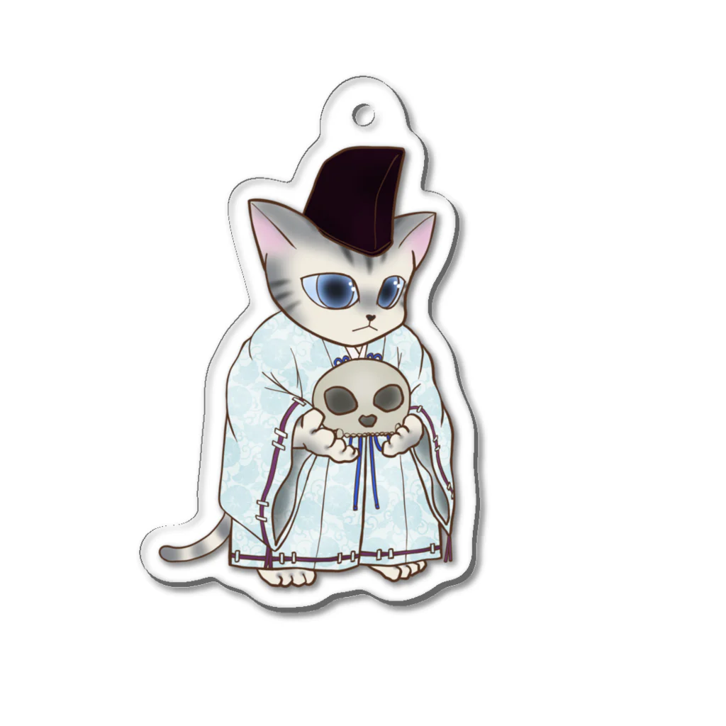 ねこや久鶻堂の鎌倉殿の13猫＋ : 源実朝 Acrylic Key Chain