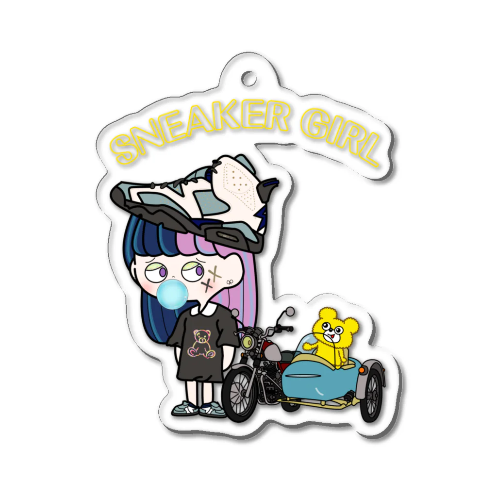 SNEAKER GIRLのSNEAKER  GIRL Acrylic Key Chain