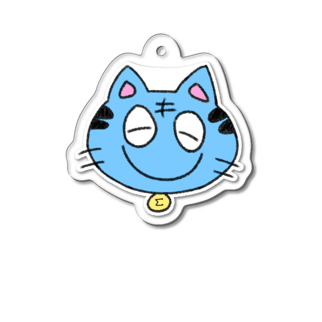 四十八願 総和のしぐまねこ Acrylic Key Chain