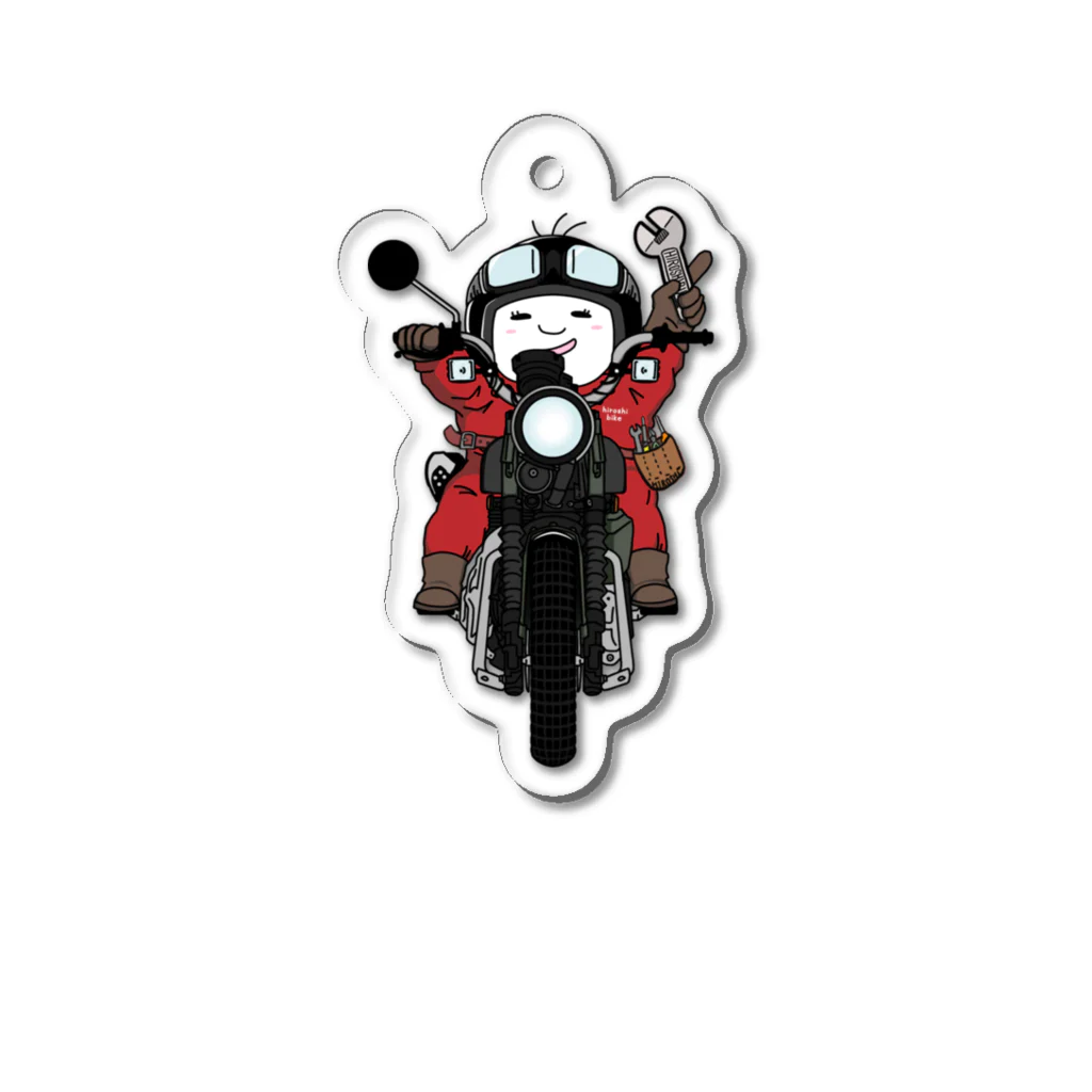 ひろしバイクどっとこむ｜オリジナルショップの「hiroshibike」ジャンクライダー① Acrylic Key Chain