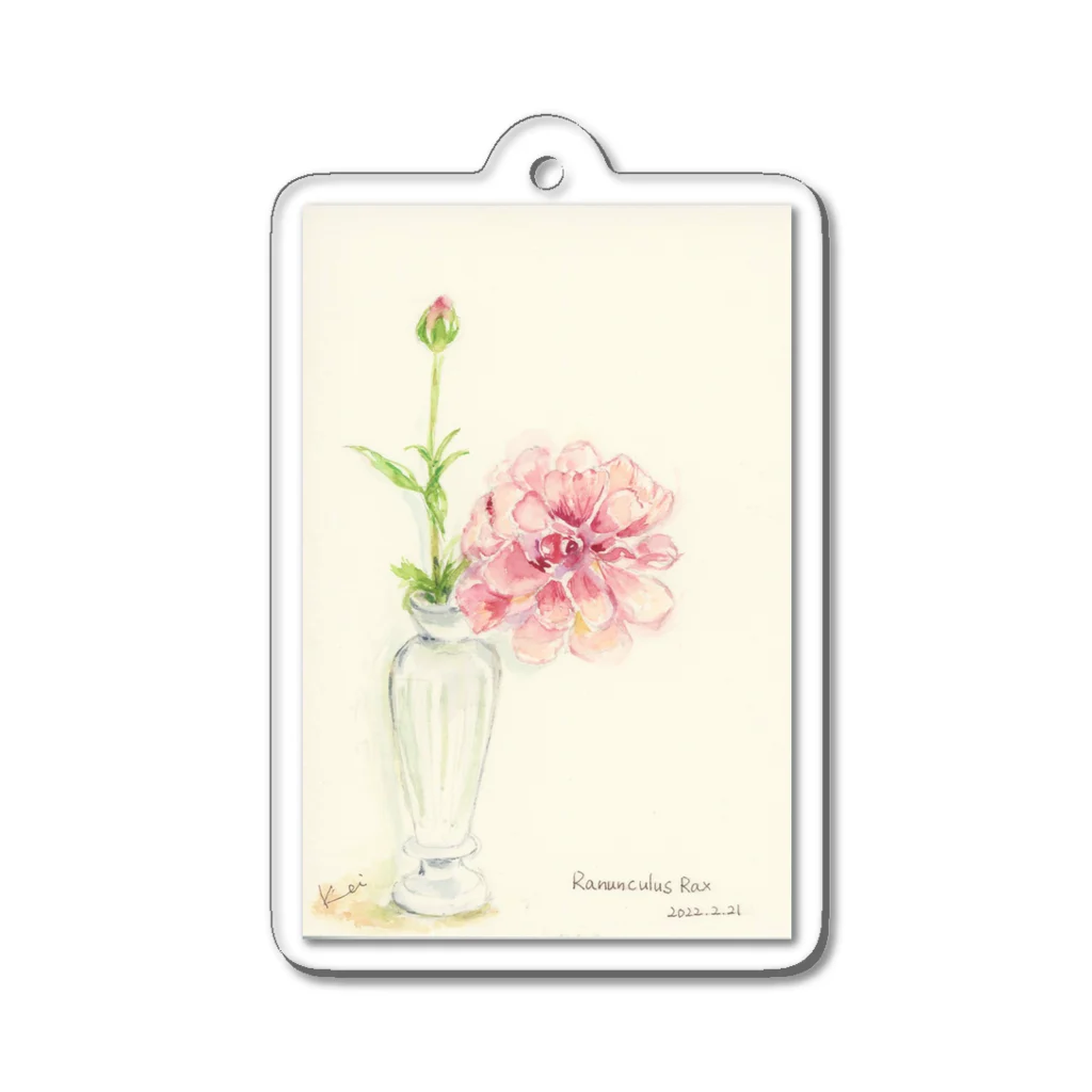 micancanのRanunculus Rax Acrylic Key Chain