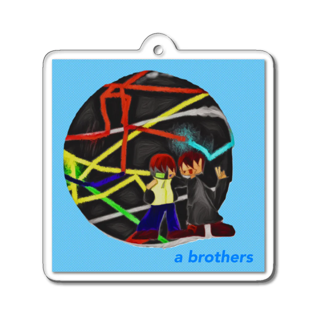 a-brothersのオーズくんとmommy Acrylic Key Chain