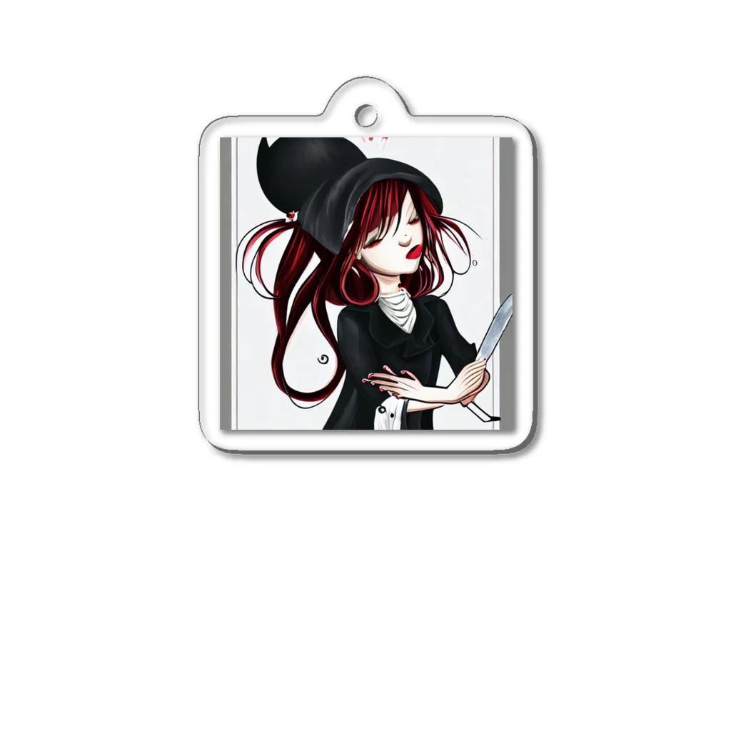 イラストTシャツ【ULTIMATE】のバンパイアさん Acrylic Key Chain