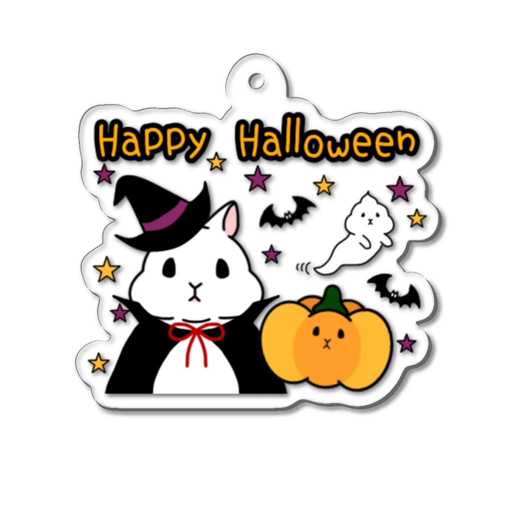 Miiiさんのハロウィンウッサ氏 Acrylic Key Chain