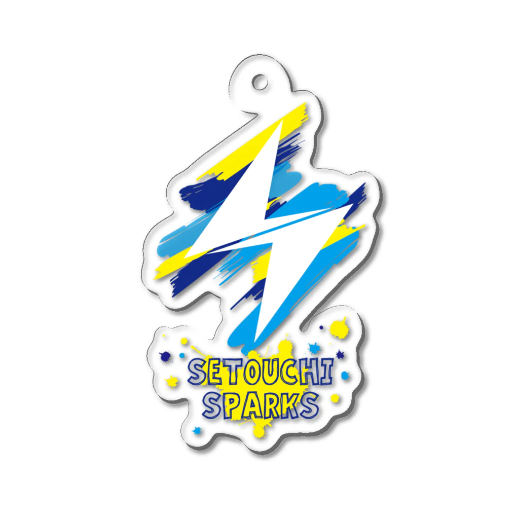 SETOUCHI SPARKSのSPARKSグッズ 第二弾 ”火花” Acrylic Key Chain