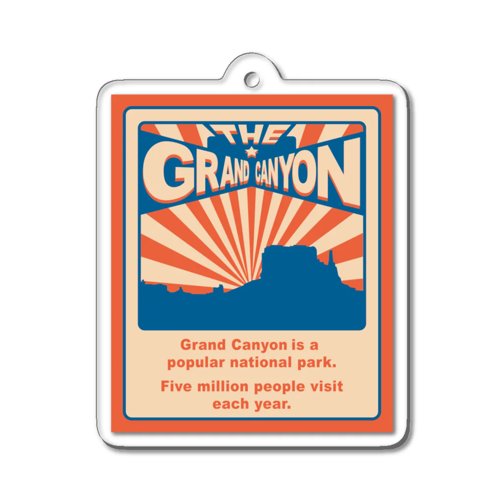 3800-MARKET-NEOのTHE GRAND CANYON Acrylic Key Chain