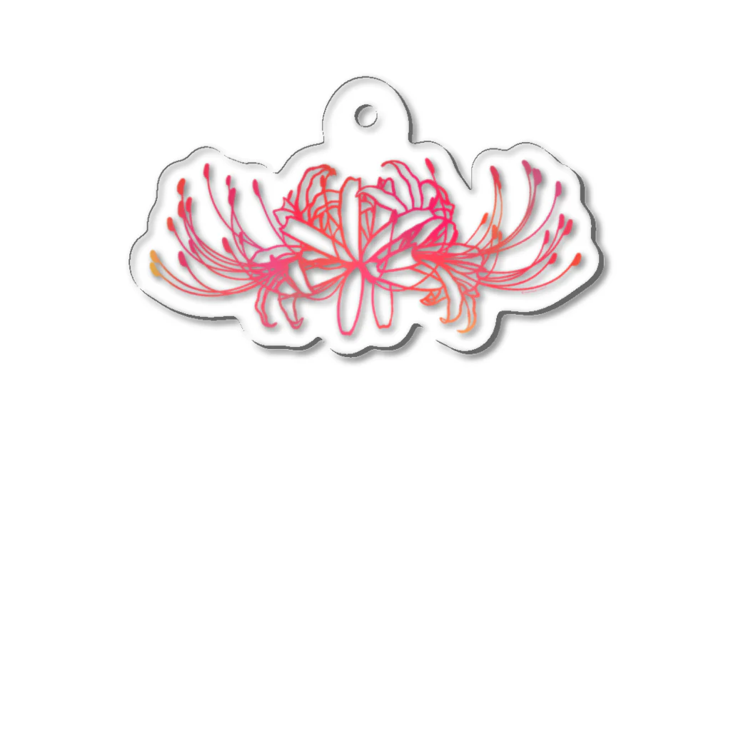 綾錦工房 りこりすの曼珠沙華 【黄昏】 Acrylic Key Chain