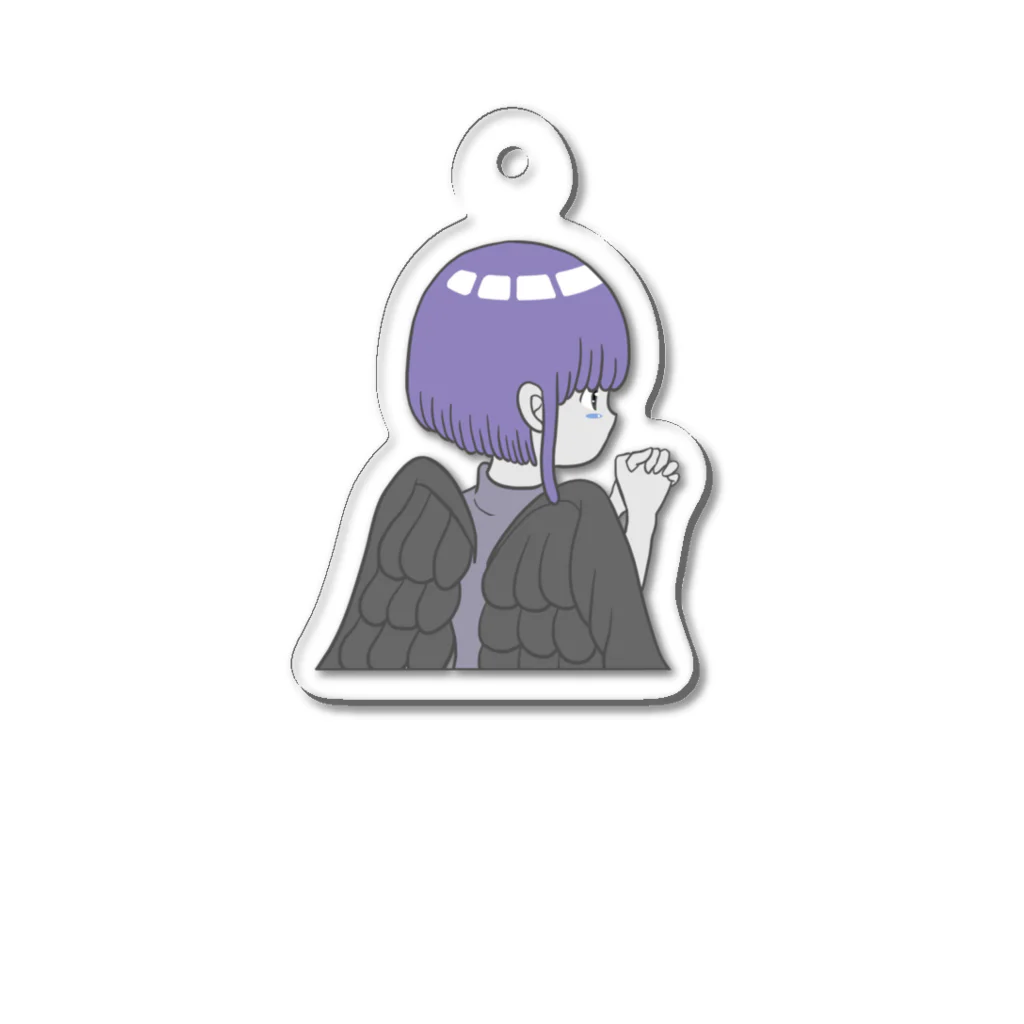 chieharaの堕天使ちゃん　祈り Acrylic Key Chain