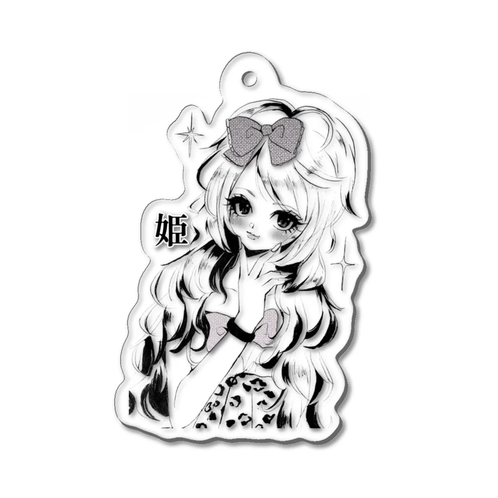 海老名萌の姫GALピクチャー Acrylic Key Chain