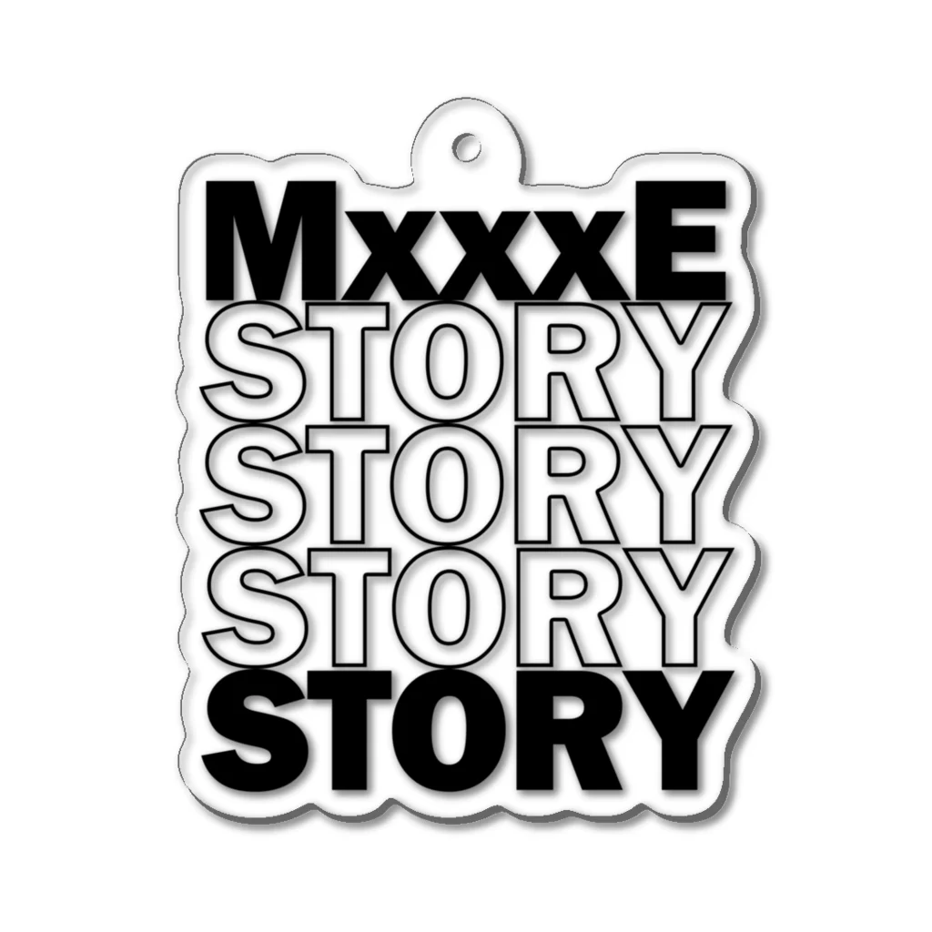 ゆるっと広場のMxxxE-logo Acrylic Key Chain