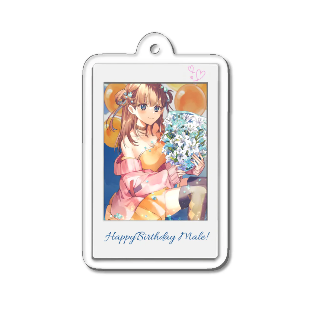 マーレ👼🗝✨@新人Vtuberのマーレのチェキ風アクキー(2022 HPB) Acrylic Key Chain