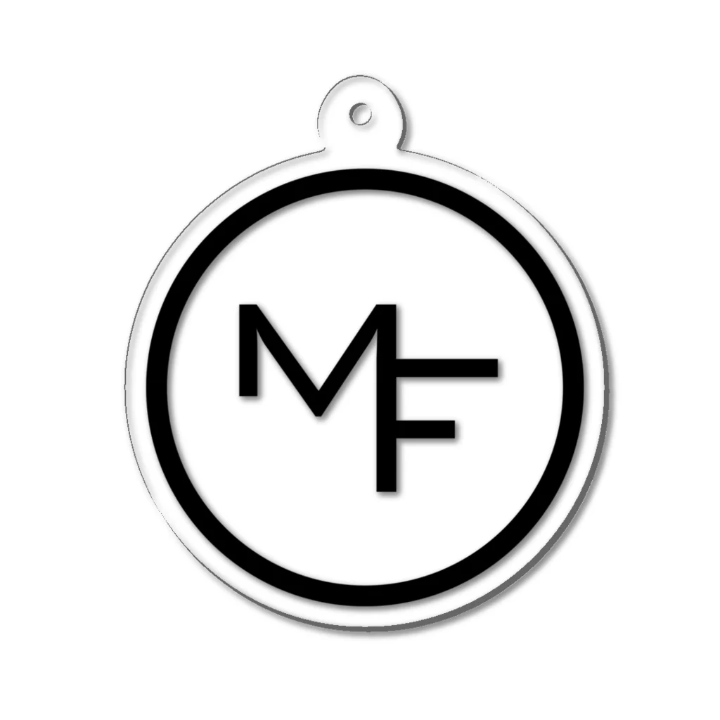 MILITARY FUSION MARKET'SのMF ロゴマーク アクリルキーホルダー アクリルキーホルダー