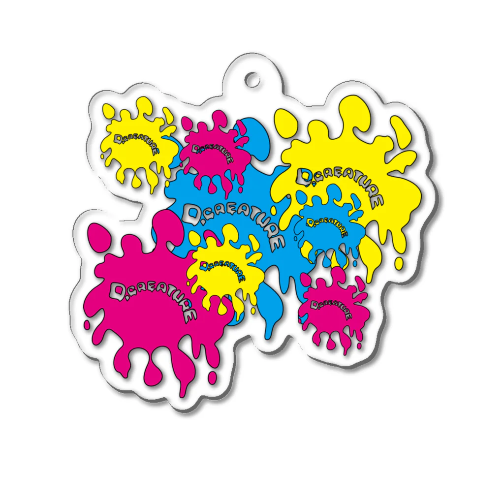 Dany.JのD.CREATURE_logo Acrylic Key Chain