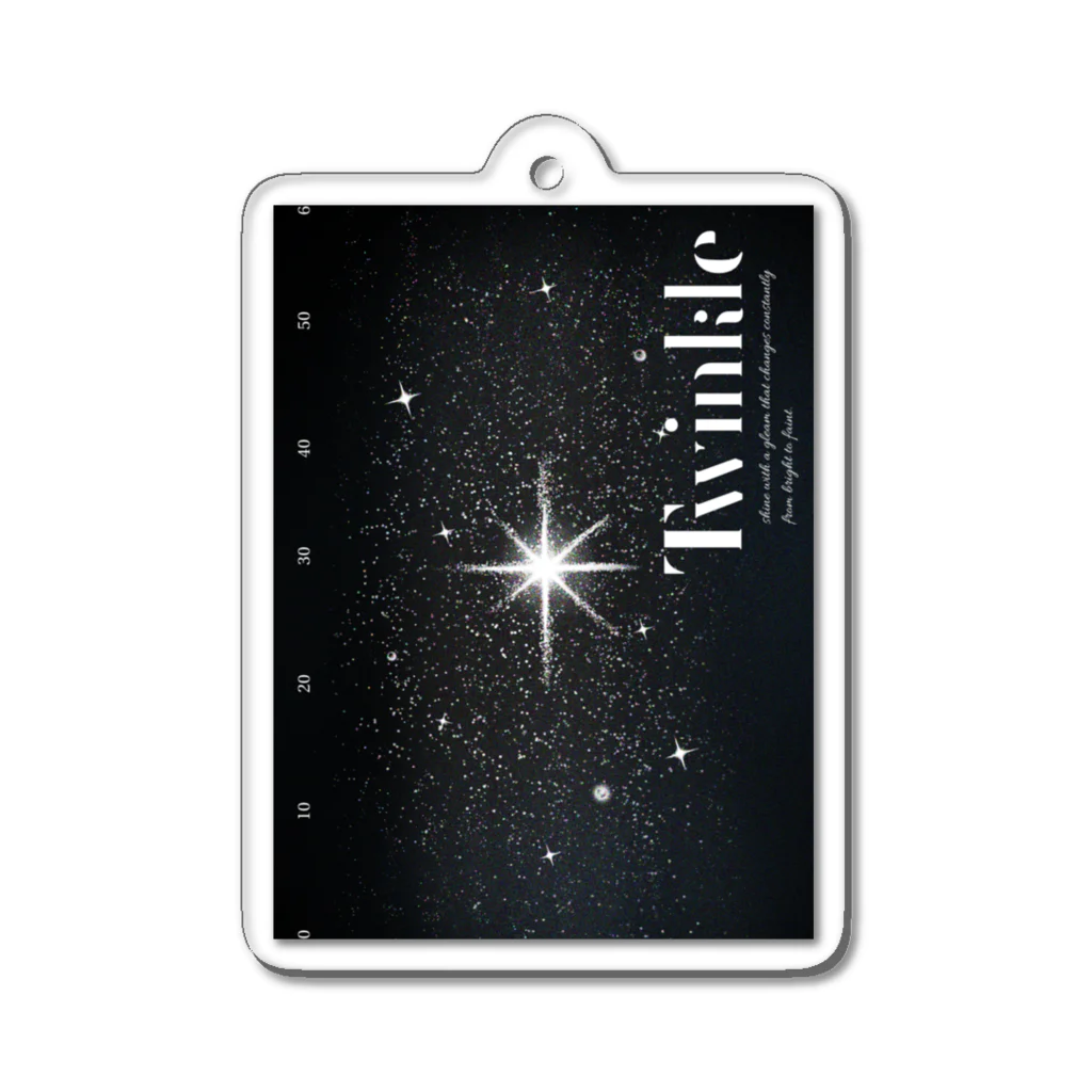 hidden heart のtwinkle poster Acrylic Key Chain