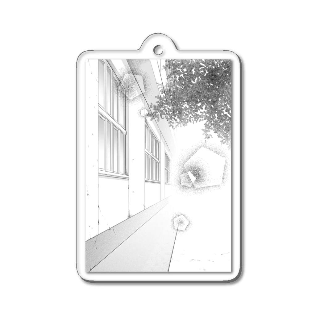 東美マンガ科 SHOPの校舎裏 Acrylic Key Chain