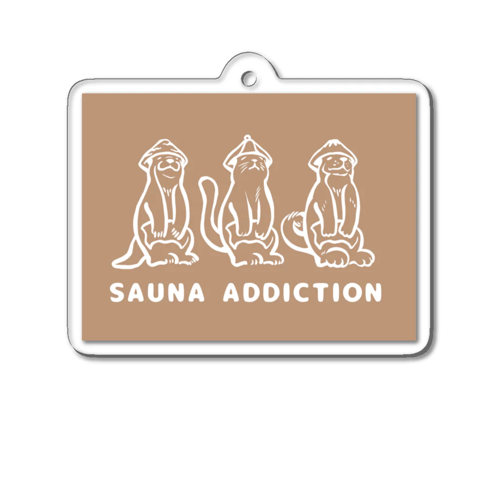 マインドマインのサウナ中毒 SAUNA ADDICTION  Acrylic Key Chain