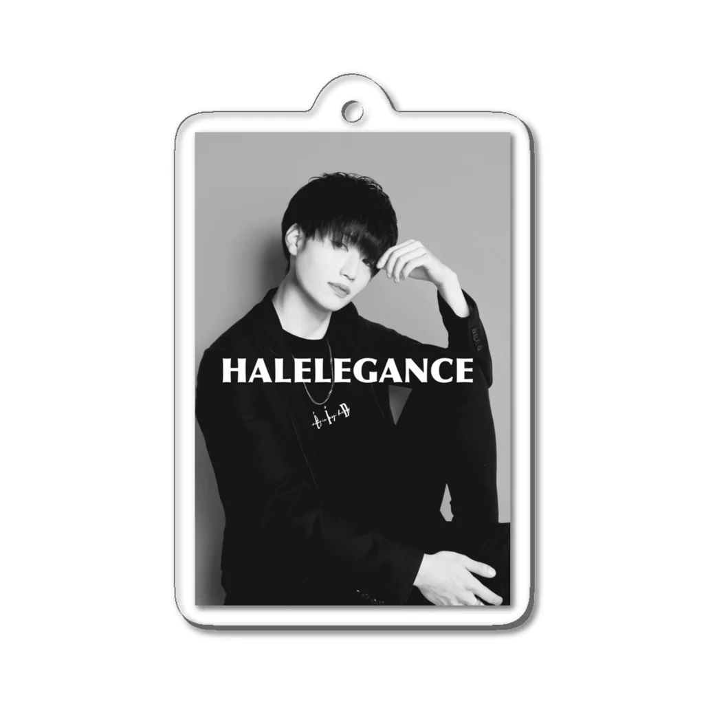 HALELEGANCE のHALELEGANCE 顔写真付き アクリルキーホルダー